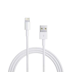Дата-кабель Apple  Lightning 2 м, белый