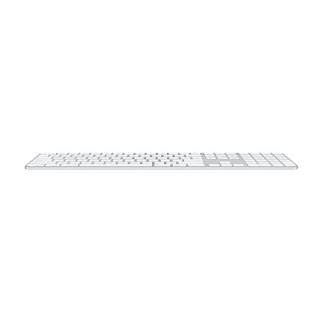 Клавиатура беспроводная Apple Magic Keyboard with Touch ID and Numeric Keypad Lightning белый - 2