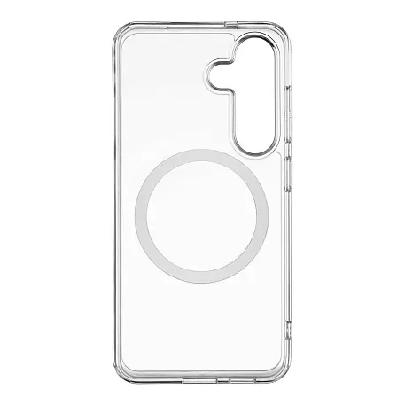 Клип-кейс (накладка) uBear Real Mag Case для Samsung Galaxy S25 поликарбонат, термополиуретан, прозрачный - 2
