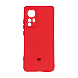 Клип-кейс (накладка) для Xiaomi 12 / 12х силикон, красный