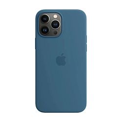 Клип-кейс (накладка) Apple Silicone Case MagSafe для Apple iPhone 13 Pro Max силикон, Blue Jay