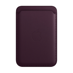 Кардхолдер Apple Wallet Magsafe реплика для Apple iPhone искусственная кожа, бордовый