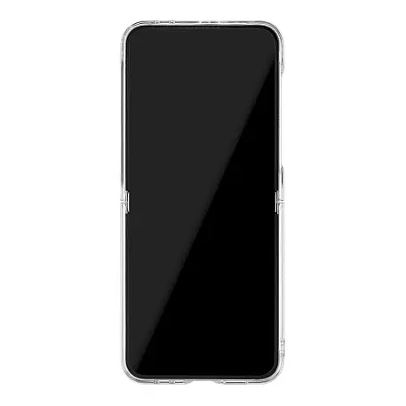 Клип-кейс (накладка) uBear View Case для Samsung Galaxy Z Flip 6 / 7 FE (Уценка) прозрачный (хорошее состояние, царапины) - 3