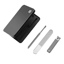 Маникюрный набор Xiaomi Huo Hou Fire Splash Nail Clippers Set, 4 предметов серый