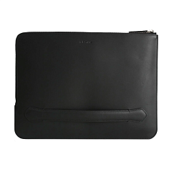Папка CG Mobile Bustha Zip Folio Leather для Apple MacBook 14" кожа, чёрный