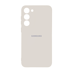 Клип-кейс (накладка) для Samsung Galaxy S23 Plus силикон, серый