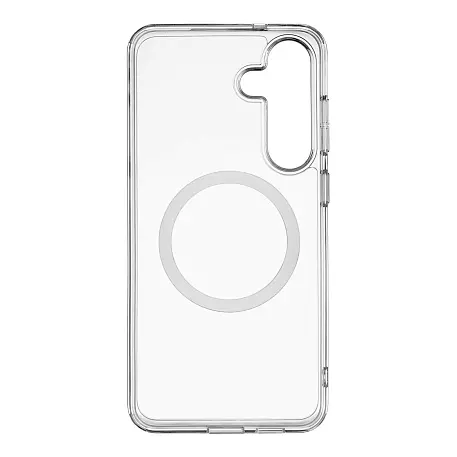 Клип-кейс (накладка) uBear Real Mag Case для Samsung Galaxy S25 Plus поликарбонат, термополиуретан, прозрачный - 2