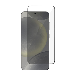 Защитное стекло uBear Extreme Nano Shield 2.5D для Samsung Galaxy S24 Plus / S25 Plus / S25 Edge / S26 Plus, черная рамка