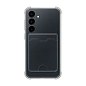 Клип-кейс (накладка) с визитницей для Samsung Galaxy S23 FE силикон, прозрачный