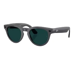 Умные очки Ray-Ban Headliner Gen 2 Shiny Asteroid Grey, Clear/Emerald Transitions, (50-23-150mm)