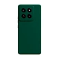 Клип-кейс (накладка) Silicone cover закрытый для Xiaomi 14T силикон, тёмно-зелёный