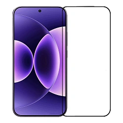 Защитное стекло Otao Clear 2.5D для Xiaomi 17 Pro Max, черная рамка