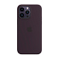 Клип-кейс (накладка) Silicone Case для Apple iPhone 14 Pro Max силикон, тёмно-фиолетовый