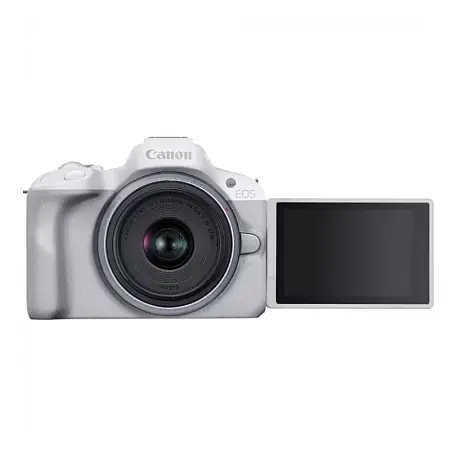 Фотоаппарат Canon EOS R50 Kit RF-S 18-45mm F4.5-6.3 IS STM белый - 3
