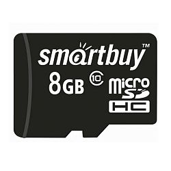 Карта памяти SmartBuy SB8GBSDCL10-01, 8 ГБ