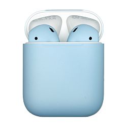 Беспроводные наушники Apple AirPods 2 с зарядным футляром небесно-голубой матовый (MV7N2)