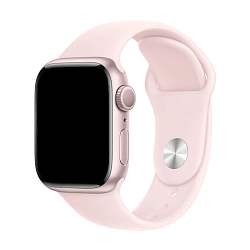 Ремешок Apple Sport Band для Apple Watch 38 / 40 / 41 / 42mm фторэластомер Light Pink (S/M)