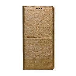 Чехол-книжка Premium Rich Boss для Samsung Galaxy A12 / M12 искусственная кожа, золотой