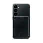 Клип-кейс (накладка) с визитницей для Samsung Galaxy A35 силикон, прозрачный
