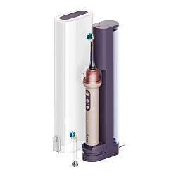 Электрическая зубная щетка Dyson CameraJet Electric Toothbrush with Flosser розовый, розовое золото (прозрачный кейс)