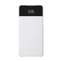 Чехол-книжка Samsung Smart S View Wallet Cover для Samsung Galaxy A52 полиуретан, поликарбонат, белый