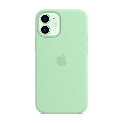 Клип-кейс (накладка) Apple Silicone Case MagSafe для Apple iPhone 12 Mini силикон, Pistachio