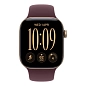 Умные часы Apple Watch Series 12 42mm GPS Light Gold Aluminum Case Burgundy Sport Band S/M - 2