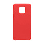 Клип-кейс (накладка) Silicone cover (без лого) для Xiaomi Redmi Note 9s / Note 9 Pro силикон, красный