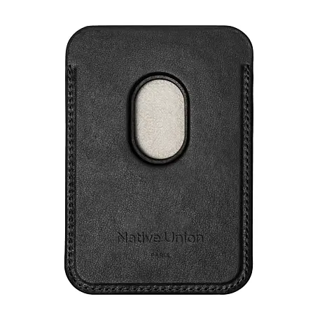 Кардхолдер Native Union (Re) Classic Wallet для Apple iPhone поликарбонат, древесная целюлоза, чёрный - 2