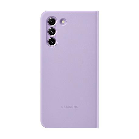 Чехол-книжка Samsung Smart Clear View Cover для Samsung Galaxy S21 FE полиуретан, поликарбонат, фиолетовый - 3