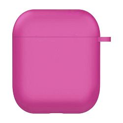 Кобура Silicon Protection Case для Apple AirPods 2018 / 2019 силикон, ярко-розовый