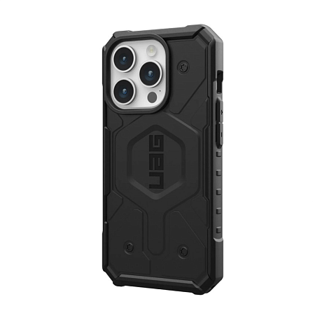 Клип-кейс (накладка) UAG Pathfinder Magsafe для Apple iPhone 15 Pro Max поликарбонат, чёрный - 2