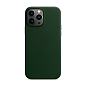 Клип-кейс (накладка) Leather Case MagSafe для Apple iPhone 13 Pro Max кожа, "кипрский зелёный"