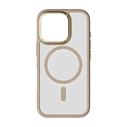 Клип-кейс (накладка) Momax CaseForm Play для Apple iPhone 16 Pro Max полиуретан, поликарбонат, песочный