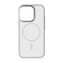 Клип-кейс (накладка) Momax CaseForm Play для Apple iPhone 16 Pro Max полиуретан, поликарбонат, серый