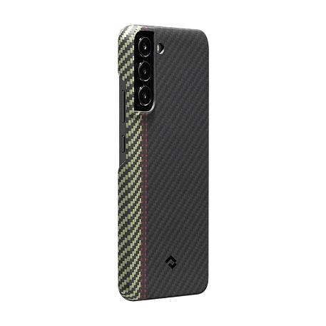 Клип-кейс (накладка) Pitaka Fusion Weaving MagEZ Case 2 для Samsung Galaxy S22 кевлар (арамид), "увертюра" - 2