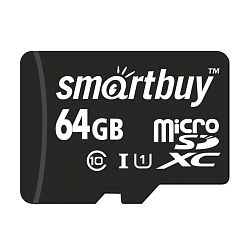 Карта памяти SmartBuy SB64GBSDCL10-01LE, 64 ГБ