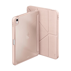 Чехол-книжка UNIQ Moven для Apple iPad Air 10.9" (2020 / 2022) искусственная кожа, розовый