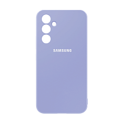 Клип-кейс (накладка) Silicone cover закрытый для Samsung Galaxy A34 силикон, лавандовый