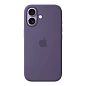 Клип-кейс (накладка) Silicone Case MagSafe для Apple iPhone 17 силикон, тёмно-фиолетовый