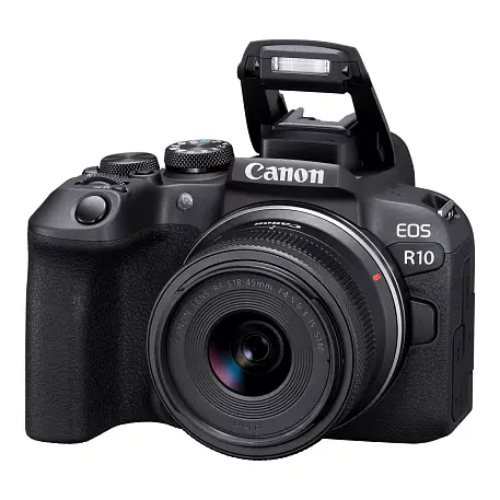 Фотоаппарат Canon EOS R10 Kit RF-S 18-45mm F4.5-6.3 IS STM чёрный - 2