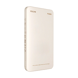 Внешний аккумулятор с беспроводной зарядкой Xiaomi Solove W9 MagSafe 5000 мАч 20 Вт бежевый
