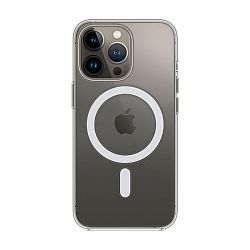 Клип-кейс (накладка) Apple Clear Case MagSafe реплика для Apple iPhone 13 Pro поликарбонат, прозрачный