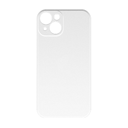 Клип-кейс (накладка) для Apple iPhone 15 силикон, прозрачный