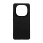 Клип-кейс (накладка) Silicone cover закрытый для Xiaomi Redmi Note 14 Pro Plus 5G силикон, чёрный