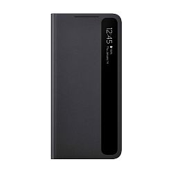 Чехол-книжка Samsung Smart Clear View Cover для Samsung Galaxy S21 Plus полиуретан, поликарбонат, чёрный