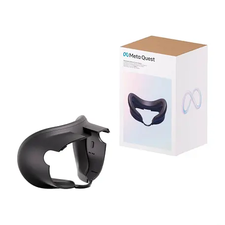 Лицевая накладка Oculus Silicon Facial Interface для Oculus Quest 3 пластик, силикон, чёрный - 2