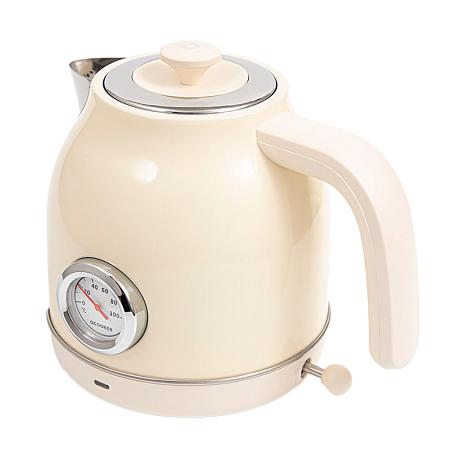 Электрочайник Xiaomi Qcooker Retro Electric Kettle бежевый - 2