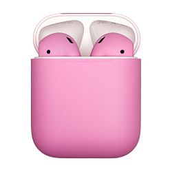 Беспроводные наушники Apple AirPods 2 с зарядным футляром розовый матовый (MV7N2)