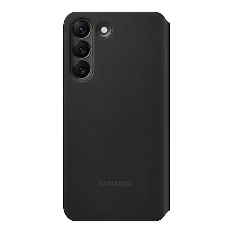 Чехол-книжка Samsung Smart Clear View Cover для Samsung Galaxy S22 полиуретан, поликарбонат, чёрный - 3